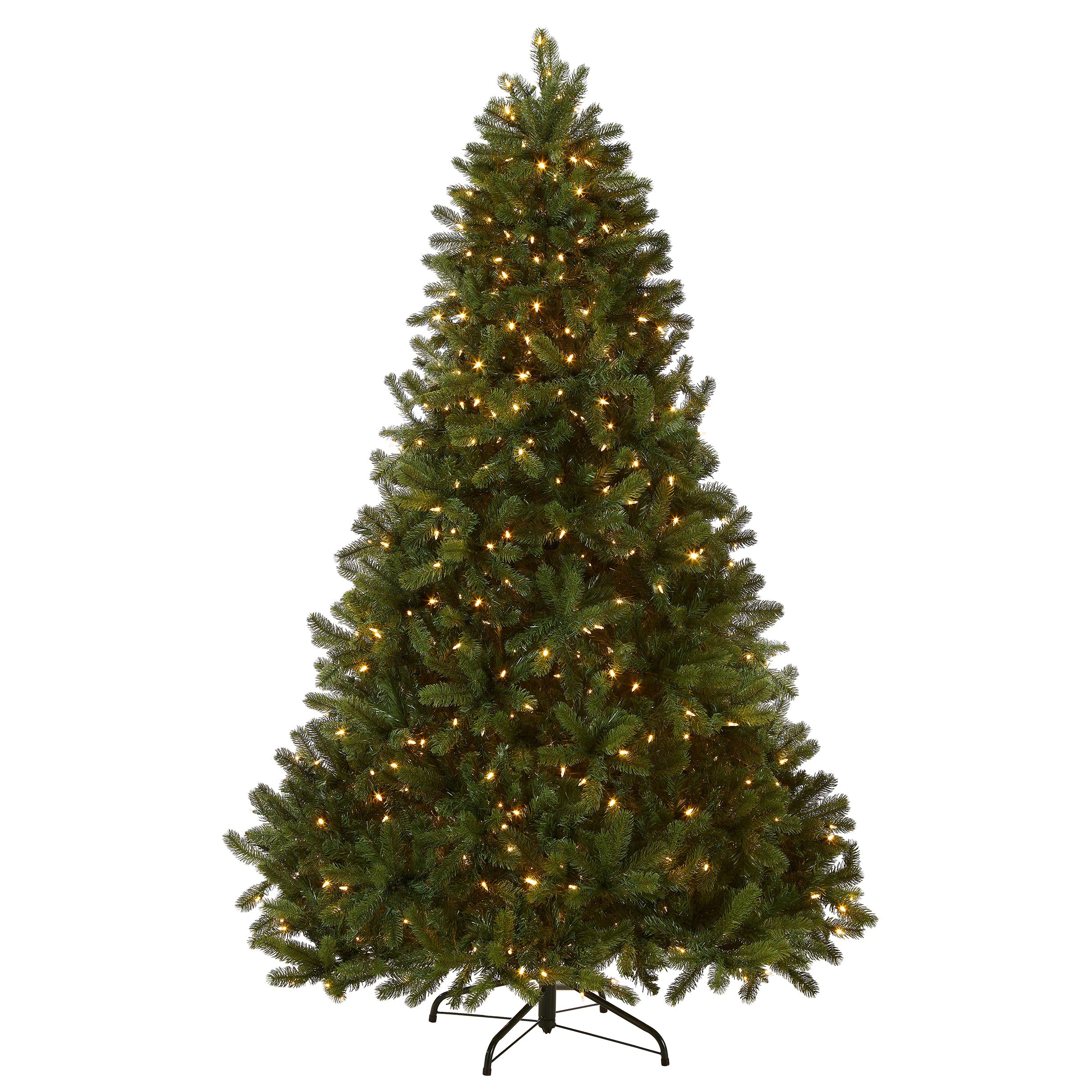 7.5 ft. Pre-Lit Downswept Douglas Fir Tree with Dual Color LED Lights