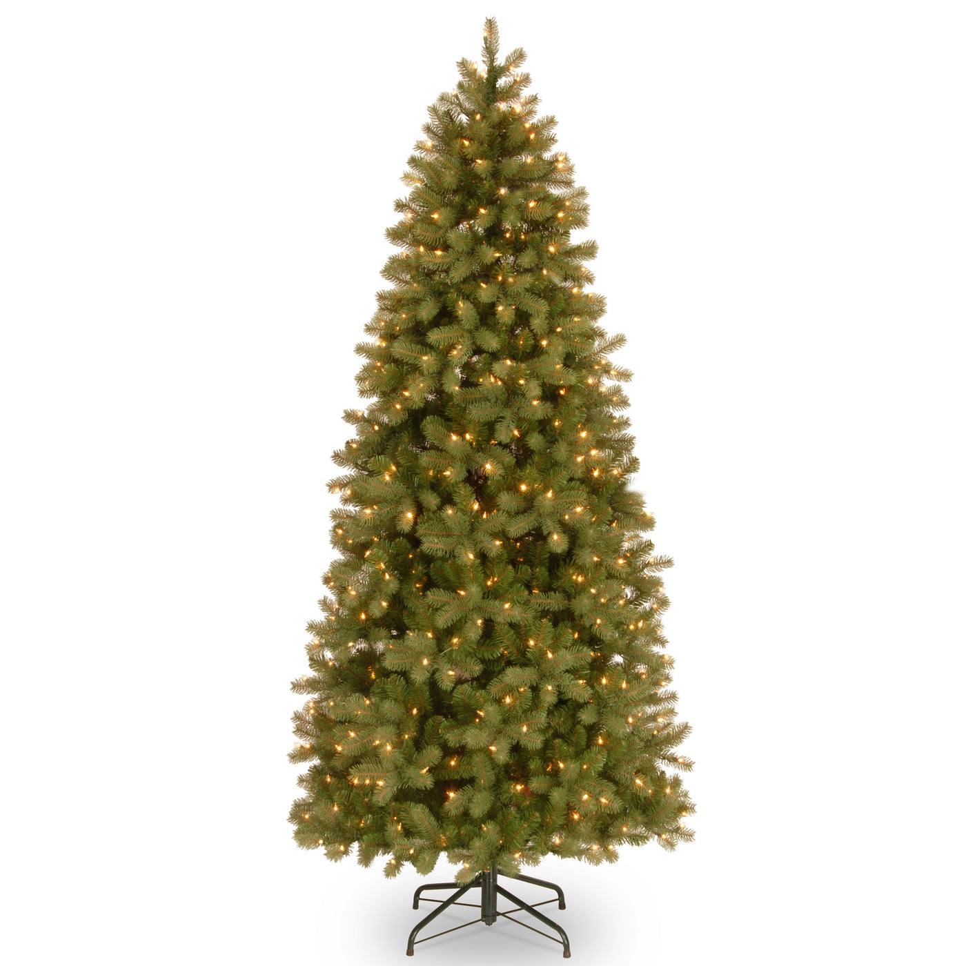 4.5 ft. Pre-Lit Downswept Douglas Fir Slim Tree with Clear Lights
