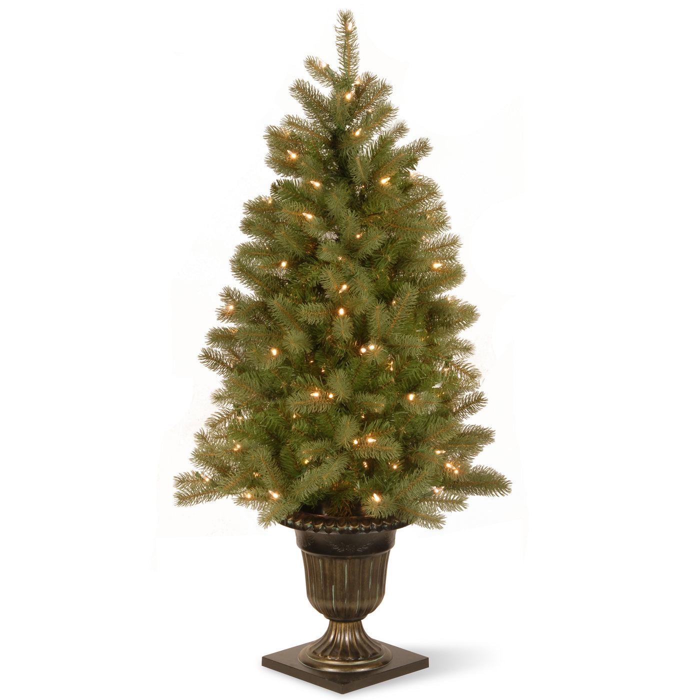 4 ft. Pre-Lit Downswept Douglas Fir Tree with Clear Lights