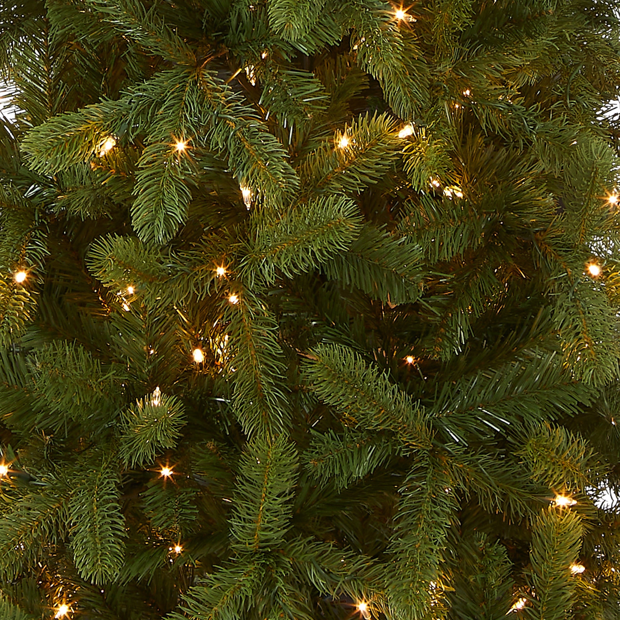7.5 ft. Pre-Lit Downswept Douglas Fir Pencil Slim Tree with Clear Lights