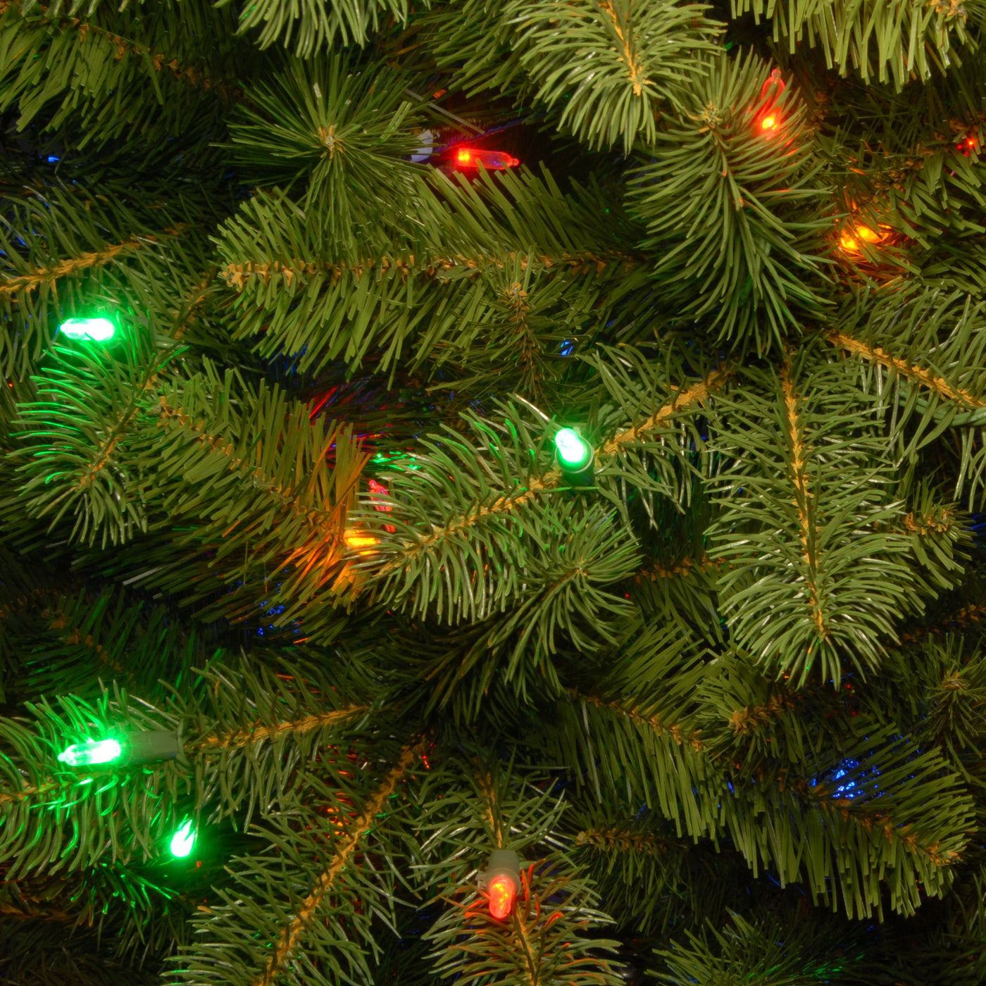 12 ft. Pre-Lit Downswept Douglas Fir Pencil Slim Tree with Dual Color LED Lights
