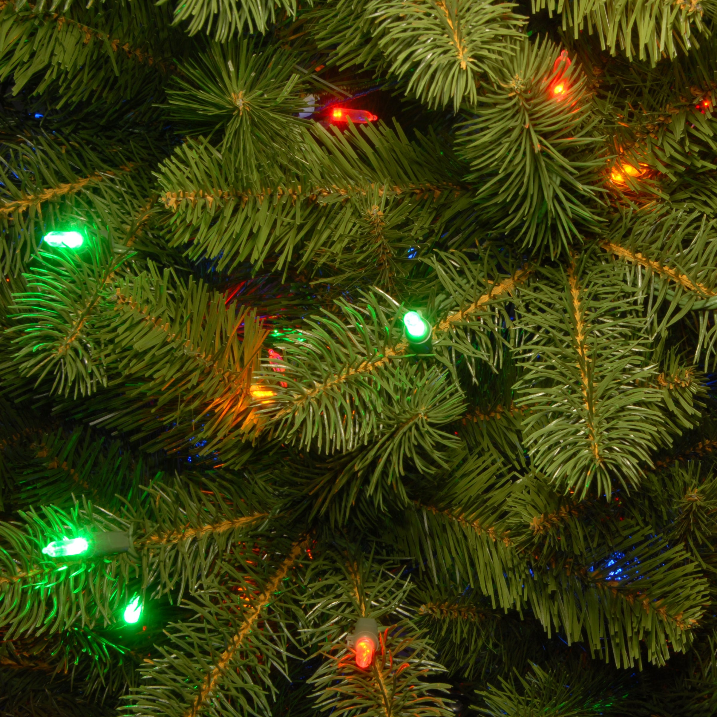 12 ft. Pre-Lit Downswept Douglas Fir Pencil Slim Tree with Dual Color LED Lights
