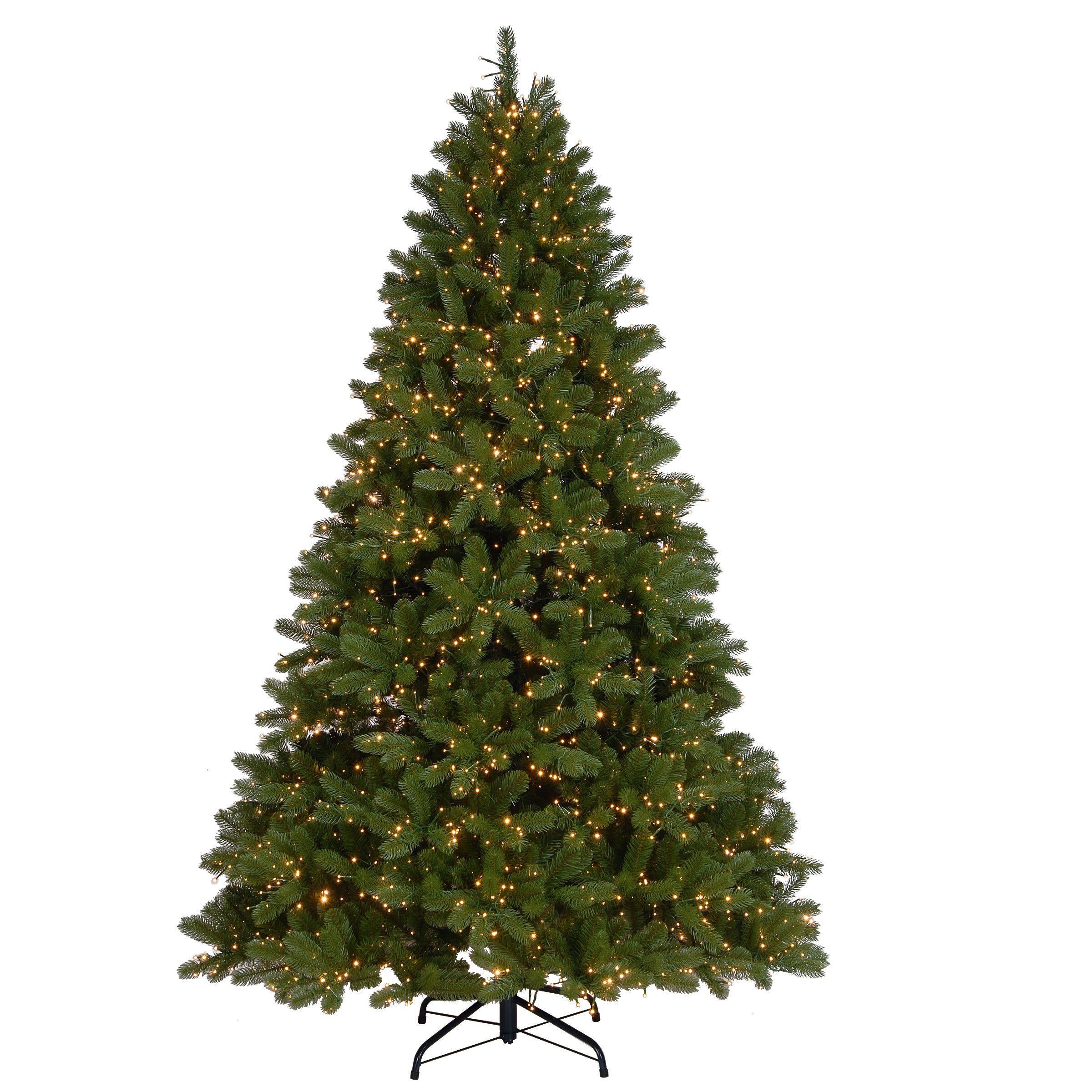 7.5 ft. Pre-Lit Downswept Douglas Fir Tree with Dual Color LED Cosmic Lights