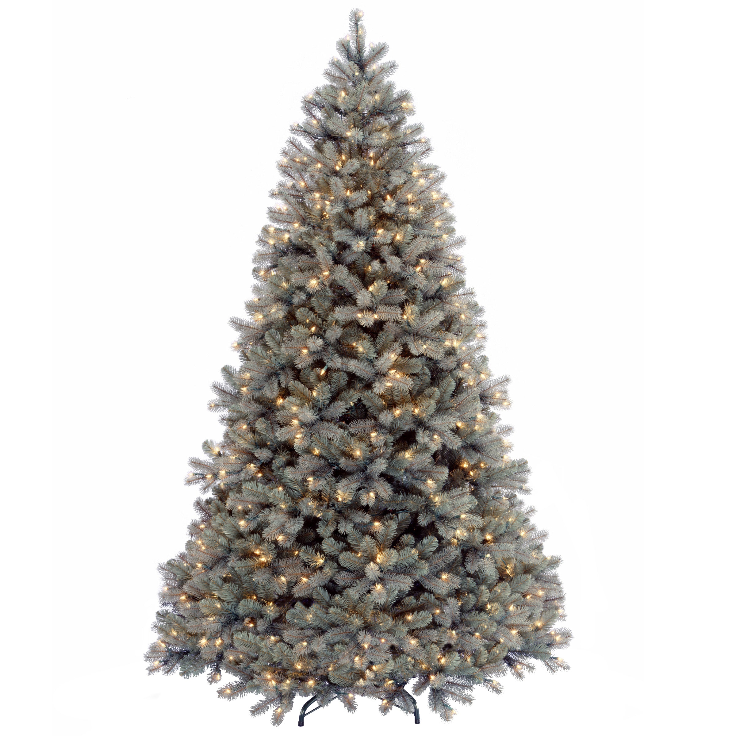 7 ft. Pre-Lit Downswept Douglas Blue Fir Tree with Clear Lights