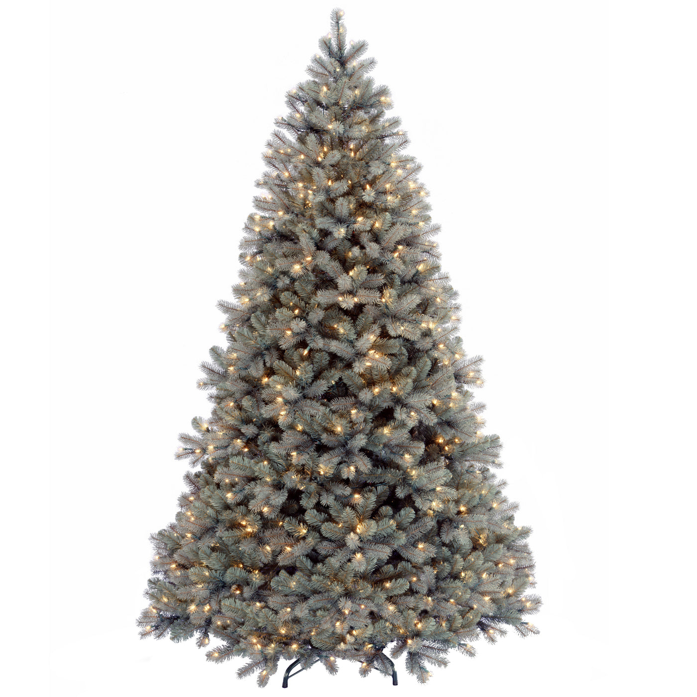 7.5 ft. Pre-Lit Downswept Douglas Blue Fir Tree with Clear Lights