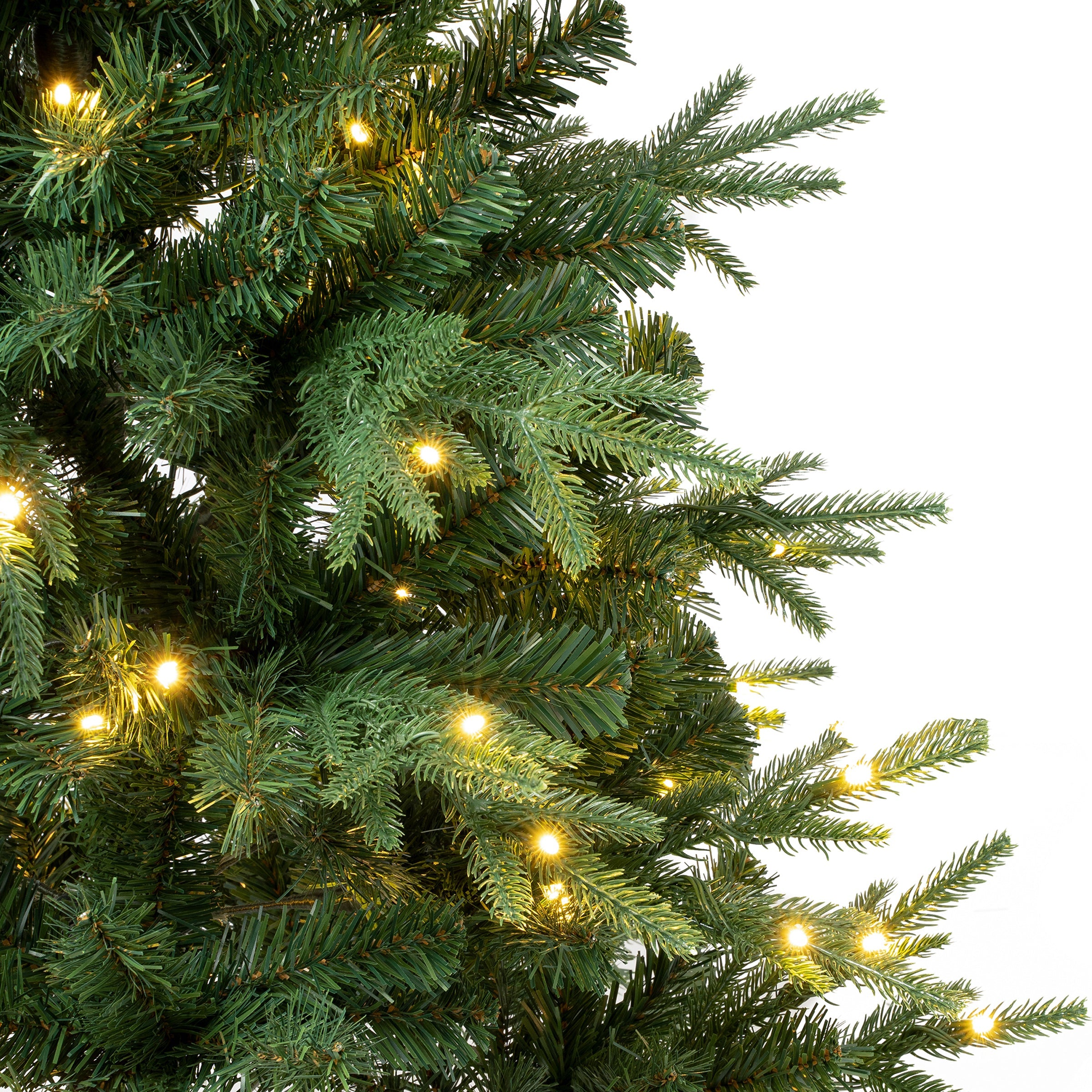 6 ft. Pre-Lit Duxbury Feel Real Tree with LED Lights