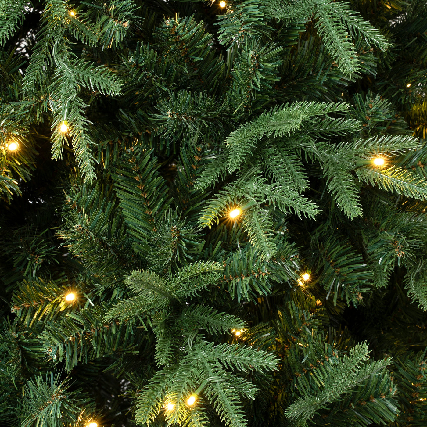 7.5 ft. Pre-Lit Duxbury Mix  Feel Real Tree with Warm White LED Lights