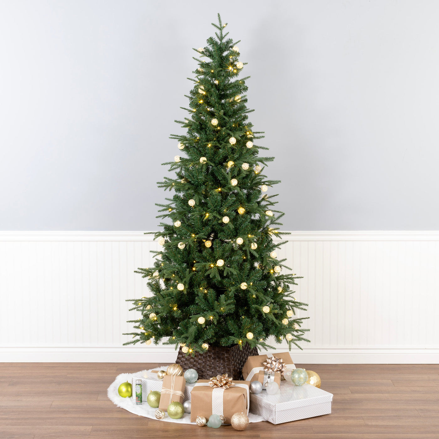 6 ft. Duxbury Slim Tree with Dual Color LED Lights