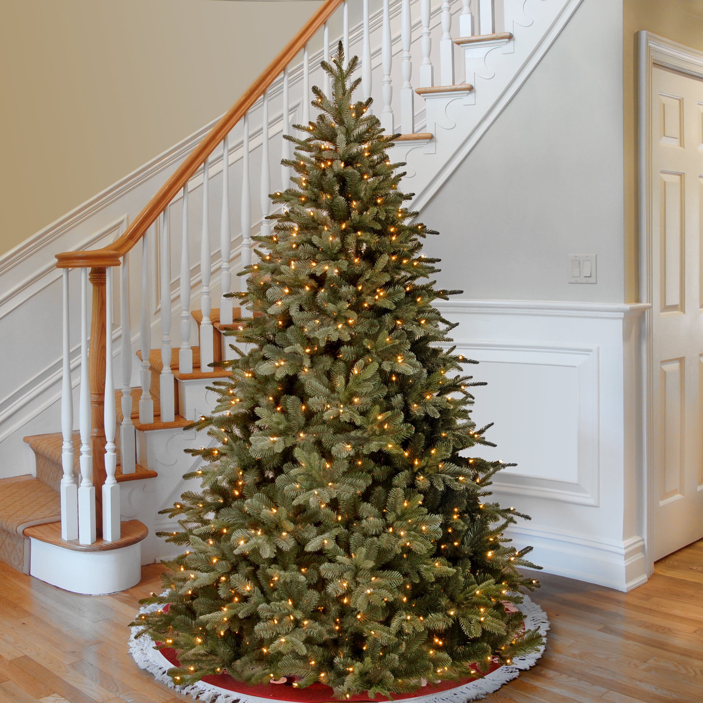 7.5 ft. Pre-Lit Arctic Spruce Frosted Tree with Clear Lights