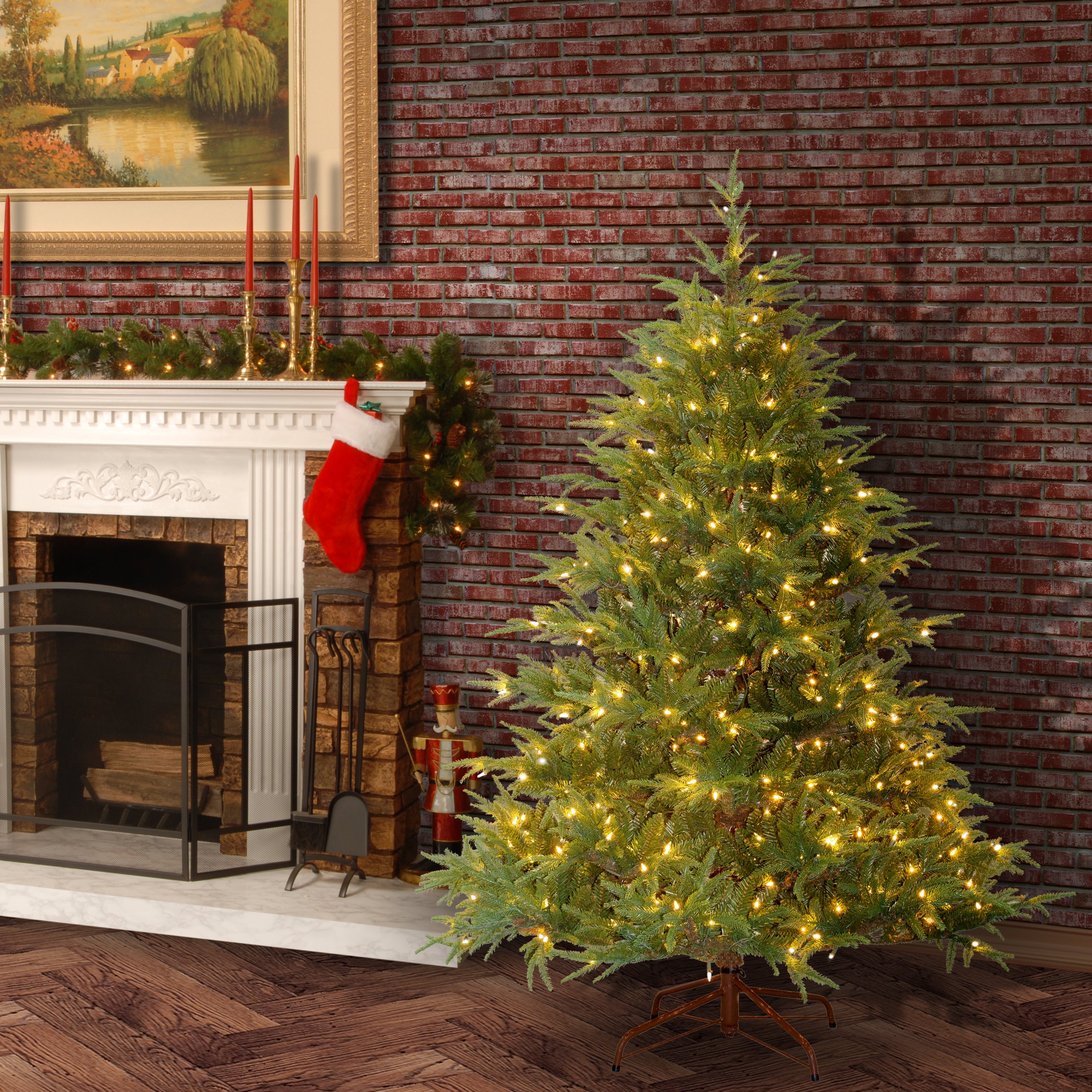 6 ft. Pre-Lit Fraser Grande with Dual Color LED Lights