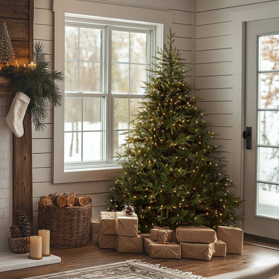 6 ft. Pre-Lit Fraser Grande with Dual Color LED Lights