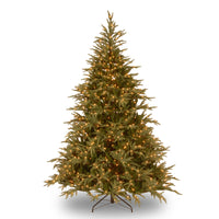 6 ft. Pre-Lit Fraser Grande Tree with Dual Color LED Lights