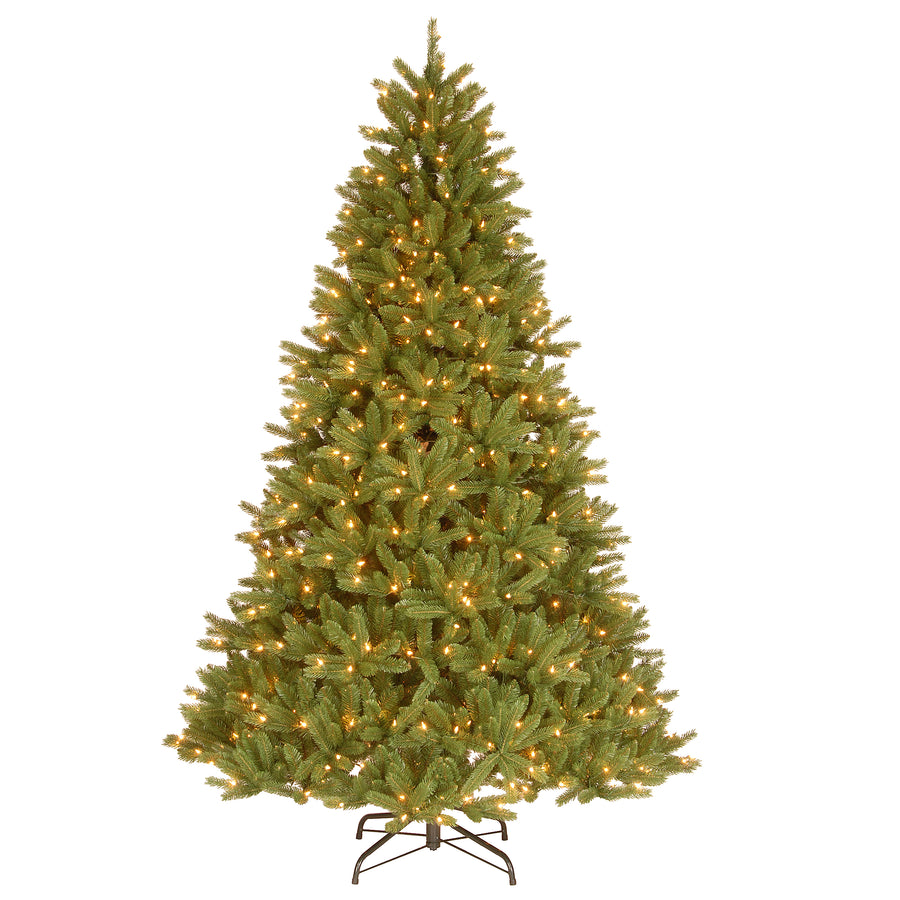 7.5 ft. Pre-Lit Grande Fir Medium Tree with Clear Lights