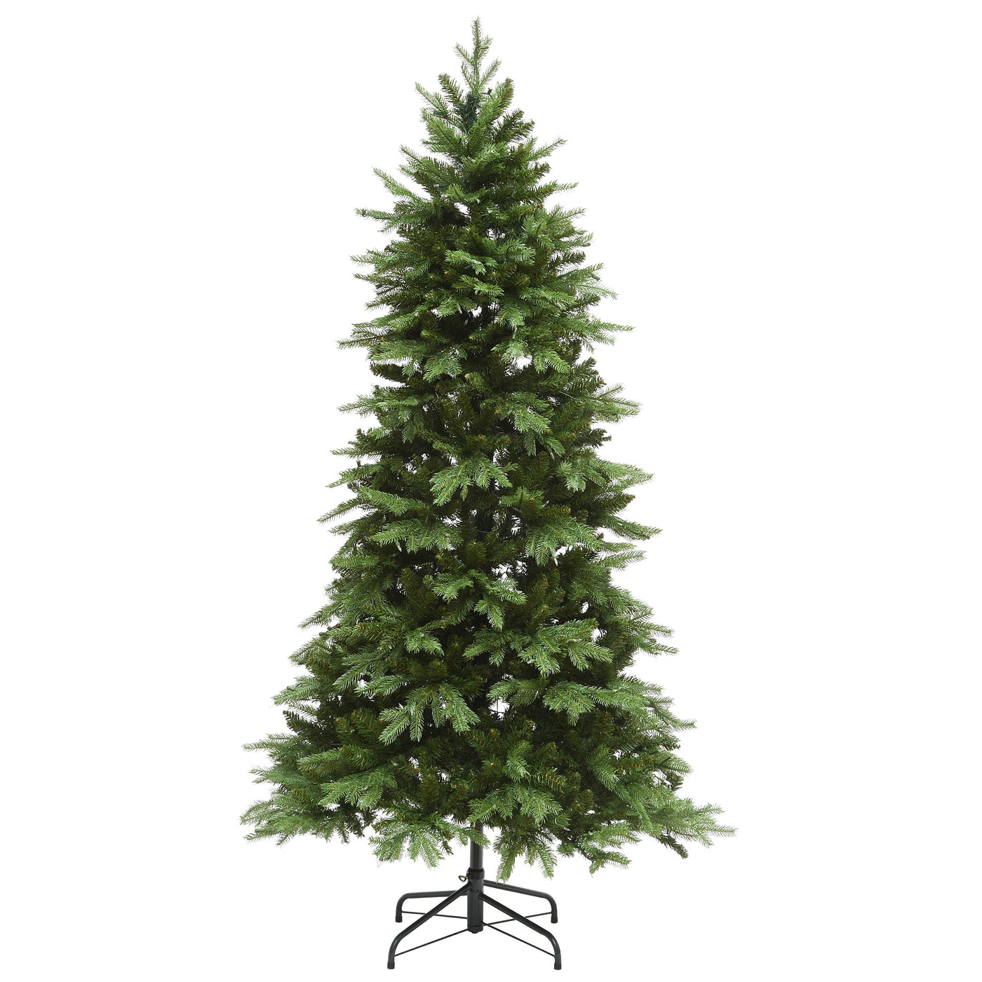 7.5 ft. Pre-Lit Green River Spruce Tree with Dual Color LED Lights