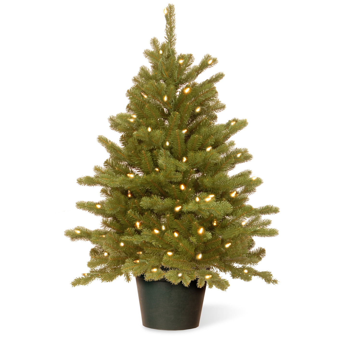 3 ft. Pre-Lit Hampton Spruce Tree with Clear Lights