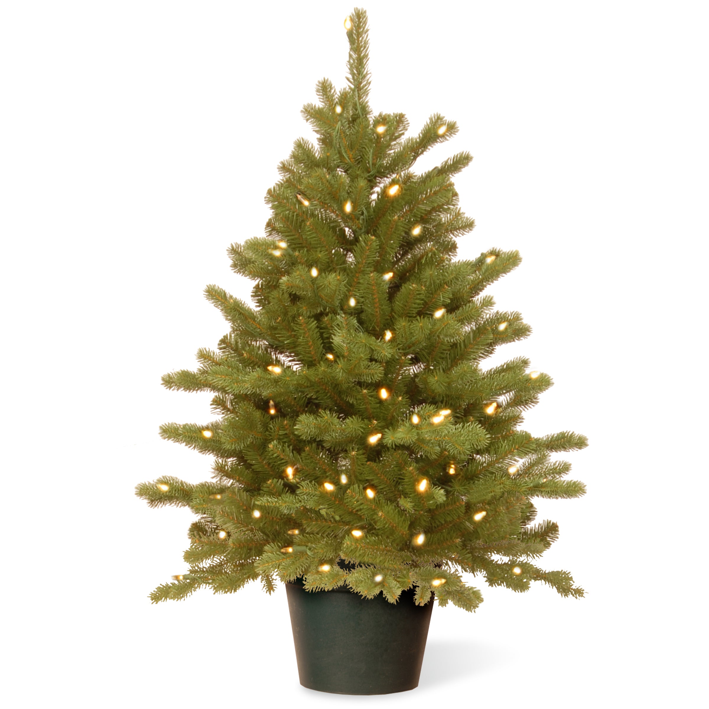 3 ft. Pre-Lit Hampton Spruce Tree with Clear Lights