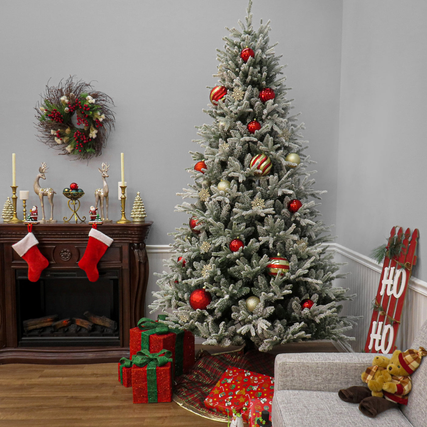 10ft. Holliston Hinged Tree