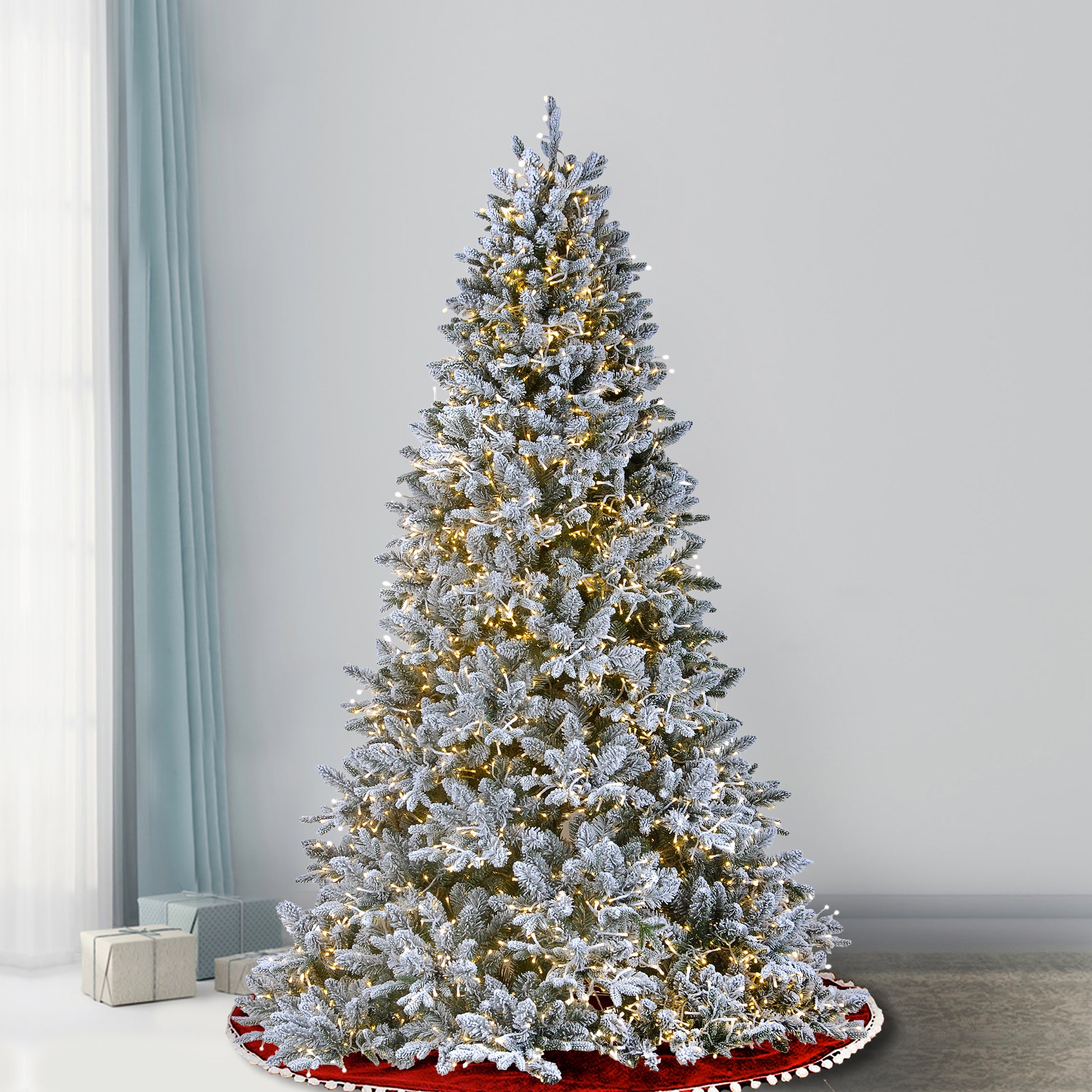 6.5 ft. Pre-Lit Iceland Fir Tree with Clear Lights