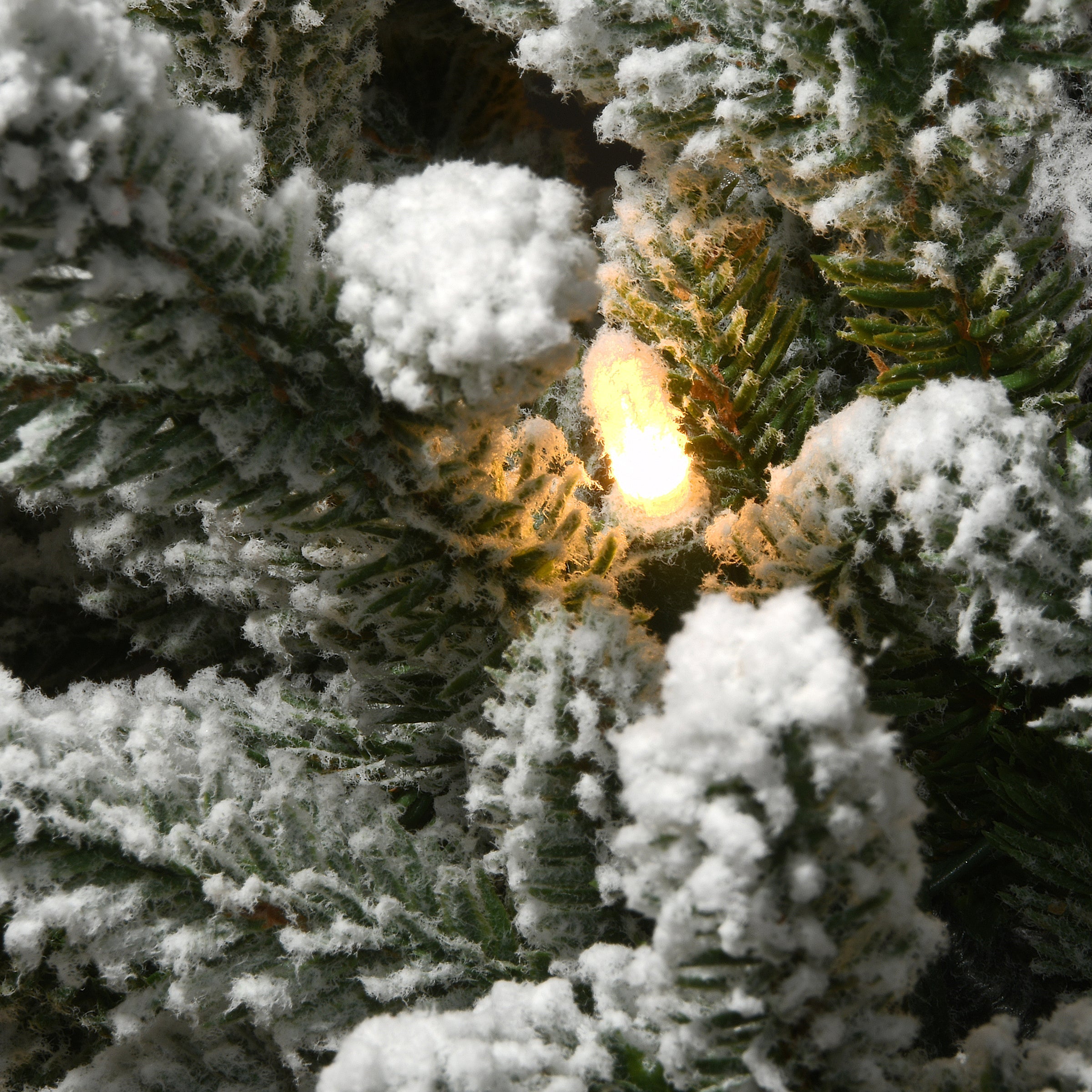 6.5 ft. Pre-Lit Iceland Fir Tree with Clear Lights