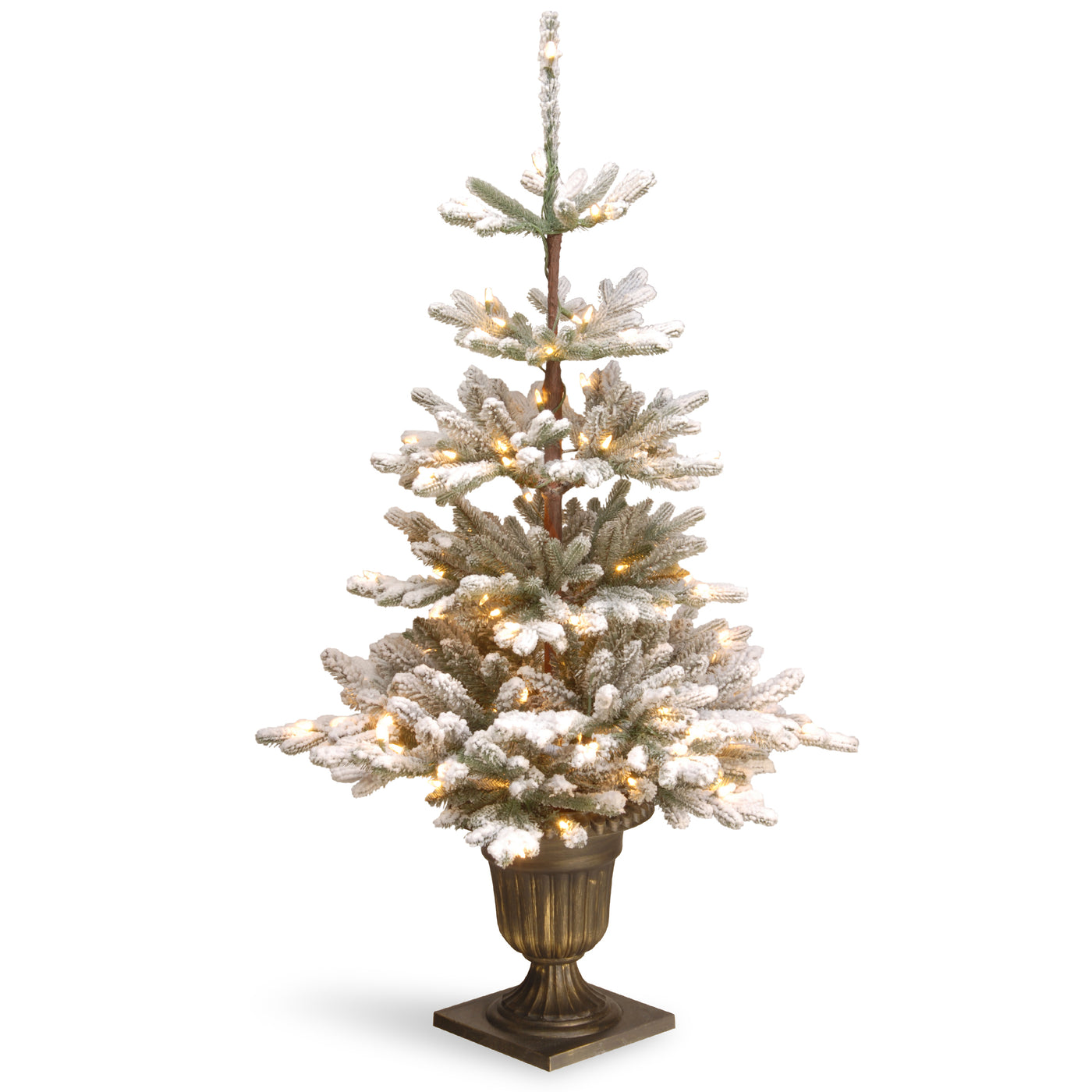 4.5 ft. Pre-Lit Imperial Spruce Blue Tree with Clear Lights