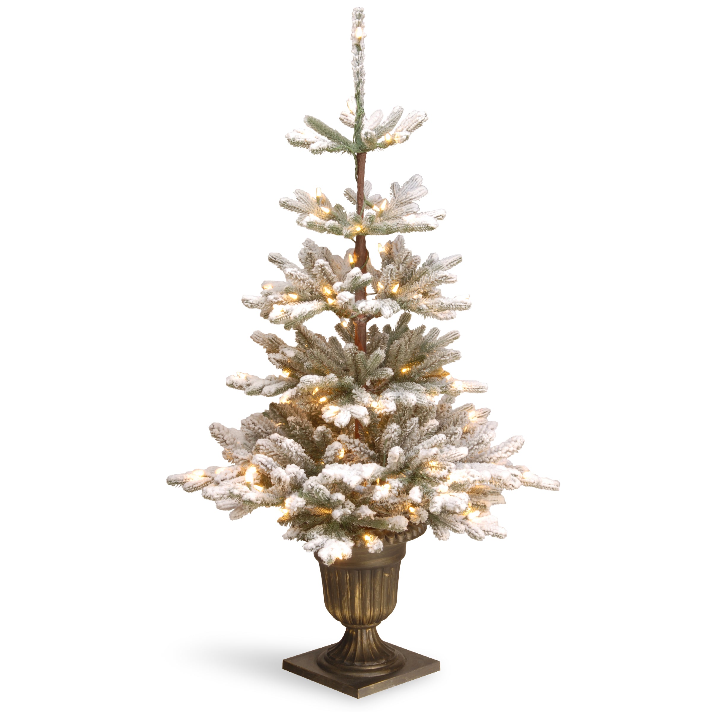 4.5 ft. Pre-Lit Imperial Spruce Blue Tree with Clear Lights