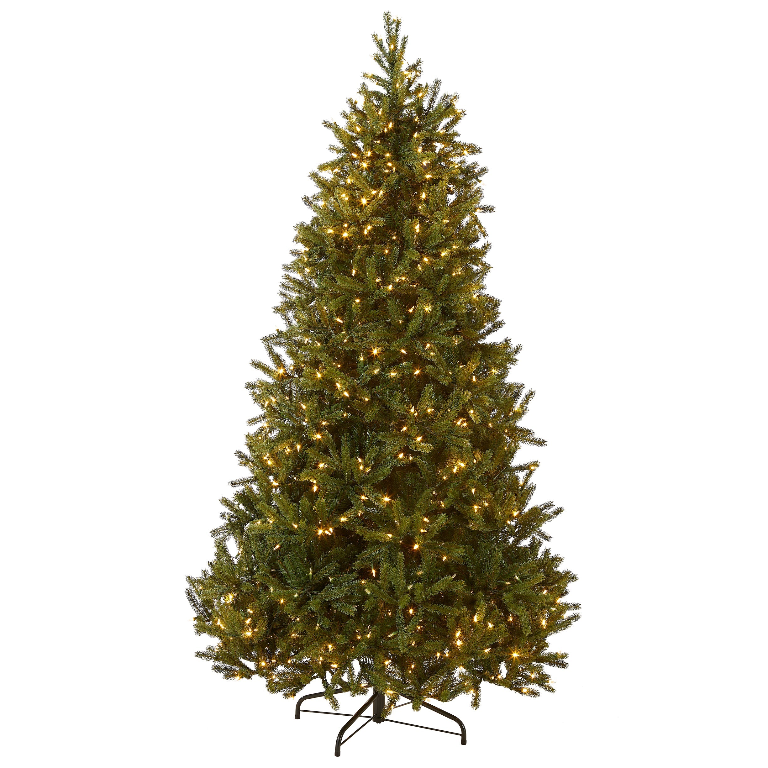6.5 ft. Pre-Lit Jersey Fraser Fir Medium Tree with Dual Color LED Lights