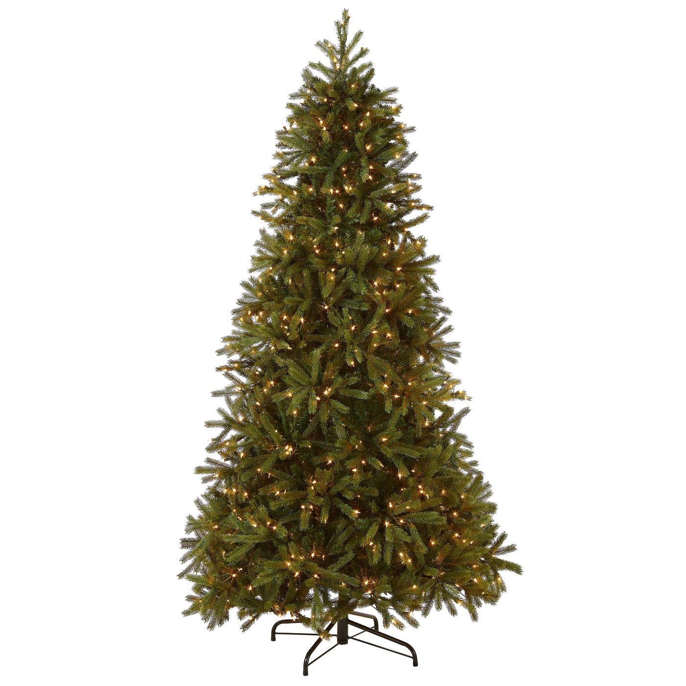 7.5 ft. Pre-Lit Jersey Fraser Fir Slim Tree with Clear Lights