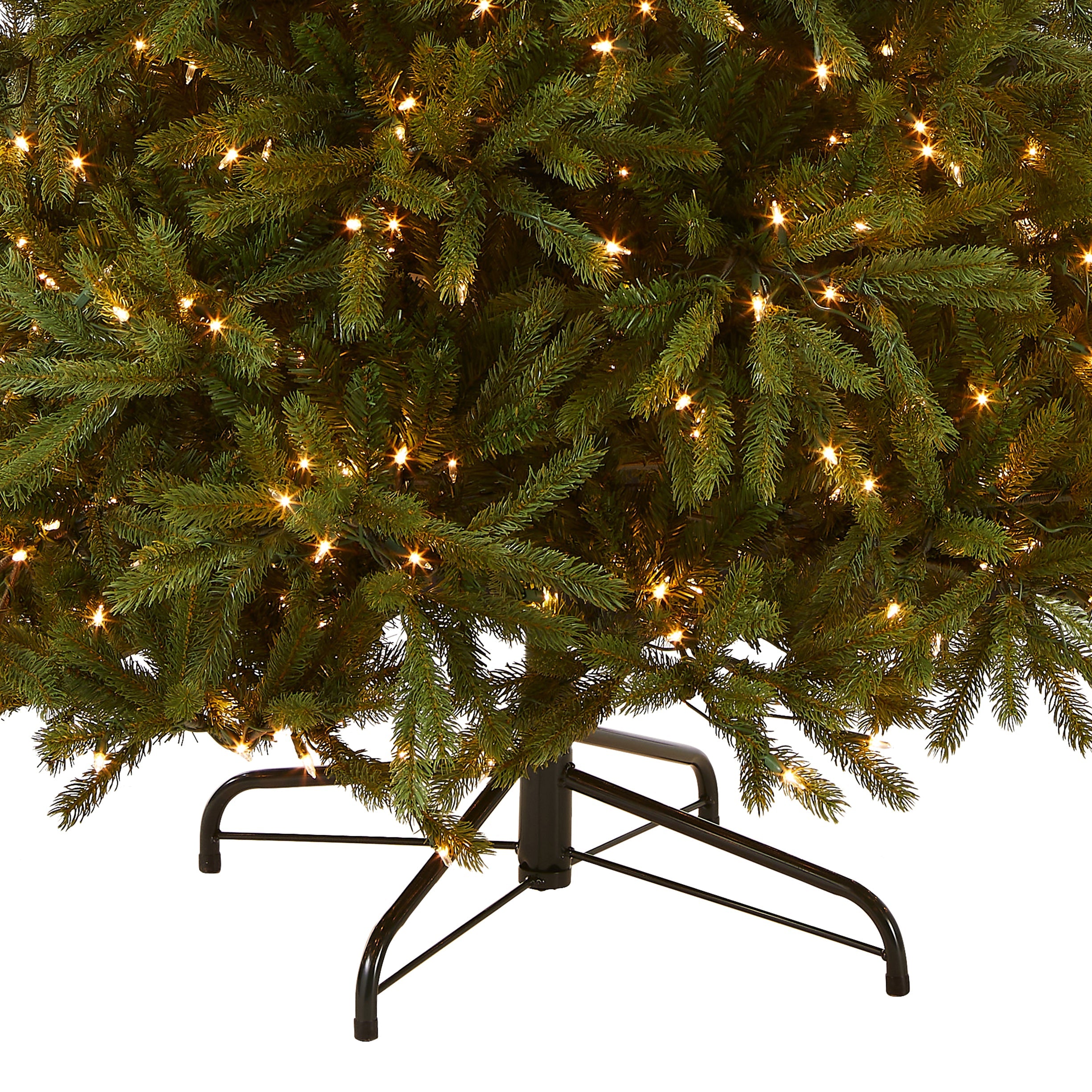 7.5 ft. Pre-Lit Jersey Fraser Fir Slim Tree with Clear Lights