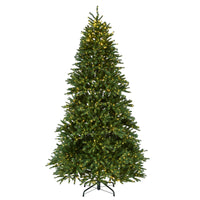 7.5 ft. Pre-Lit Jersey Fraser Fir Slim Tree with Dual Color LED Infinity Lights