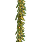 9 ft. Pre-Lit Jersey Fraser Fir Garland with Clear Lights