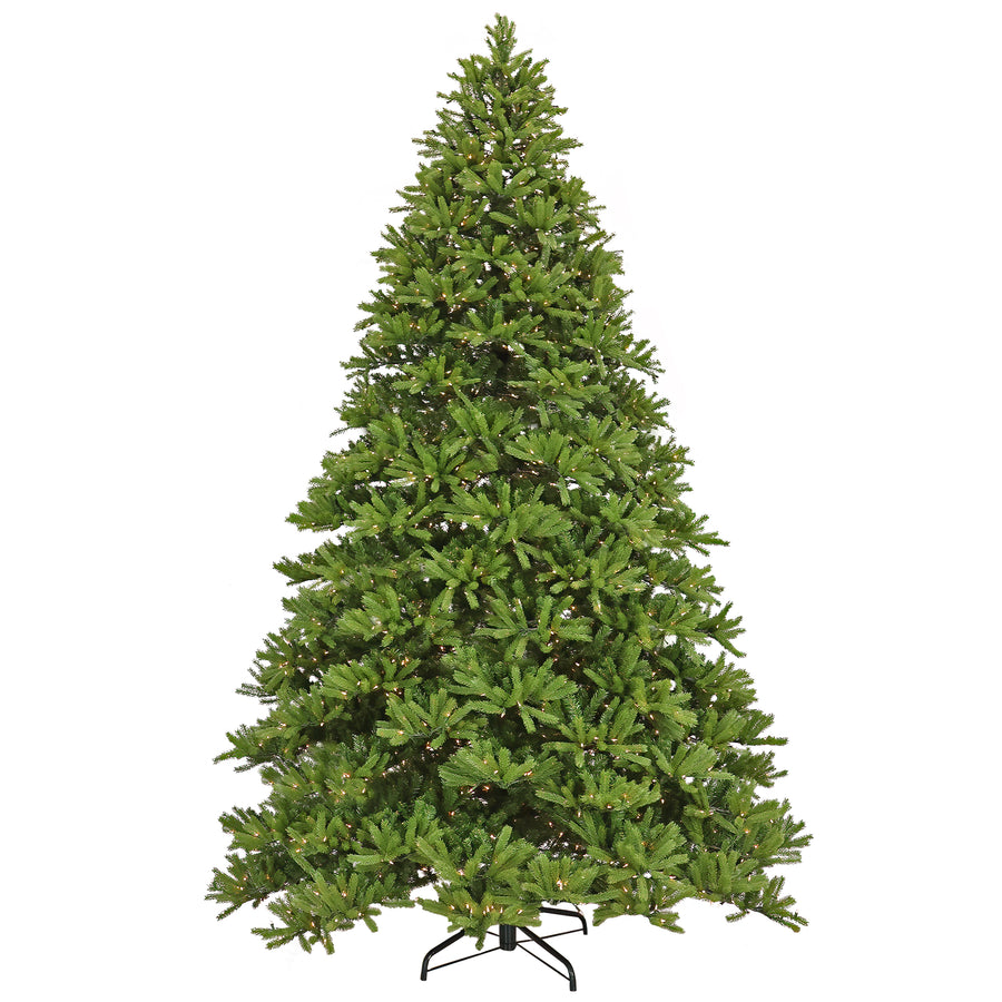 12ft. Pre-Lit Jersey Fraser Fir Hinged Tree with Clear Lights