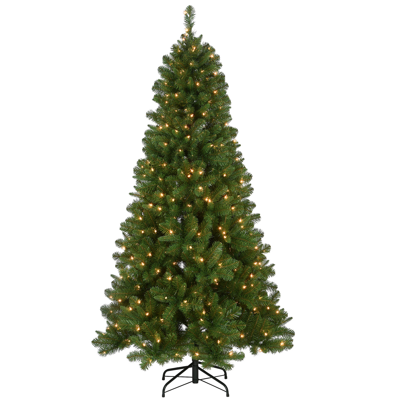 6.5 ft. Pre-Lit Mixed Pine Tree with Clear Lights