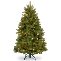 4.5 ft. Pre-Lit Newberry Spruce Tree with Clear Lights