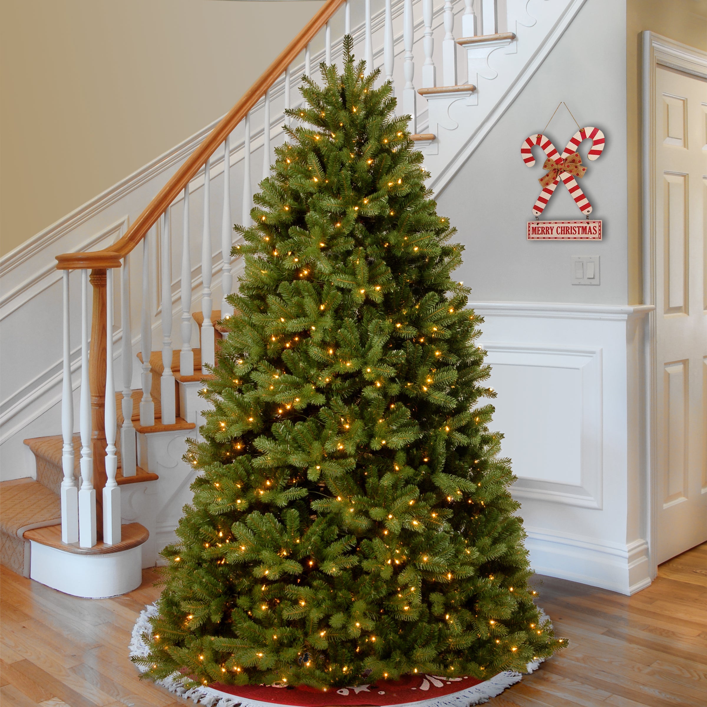 7 ft. Pre-Lit Newberry Spruce Tree with Clear Lights