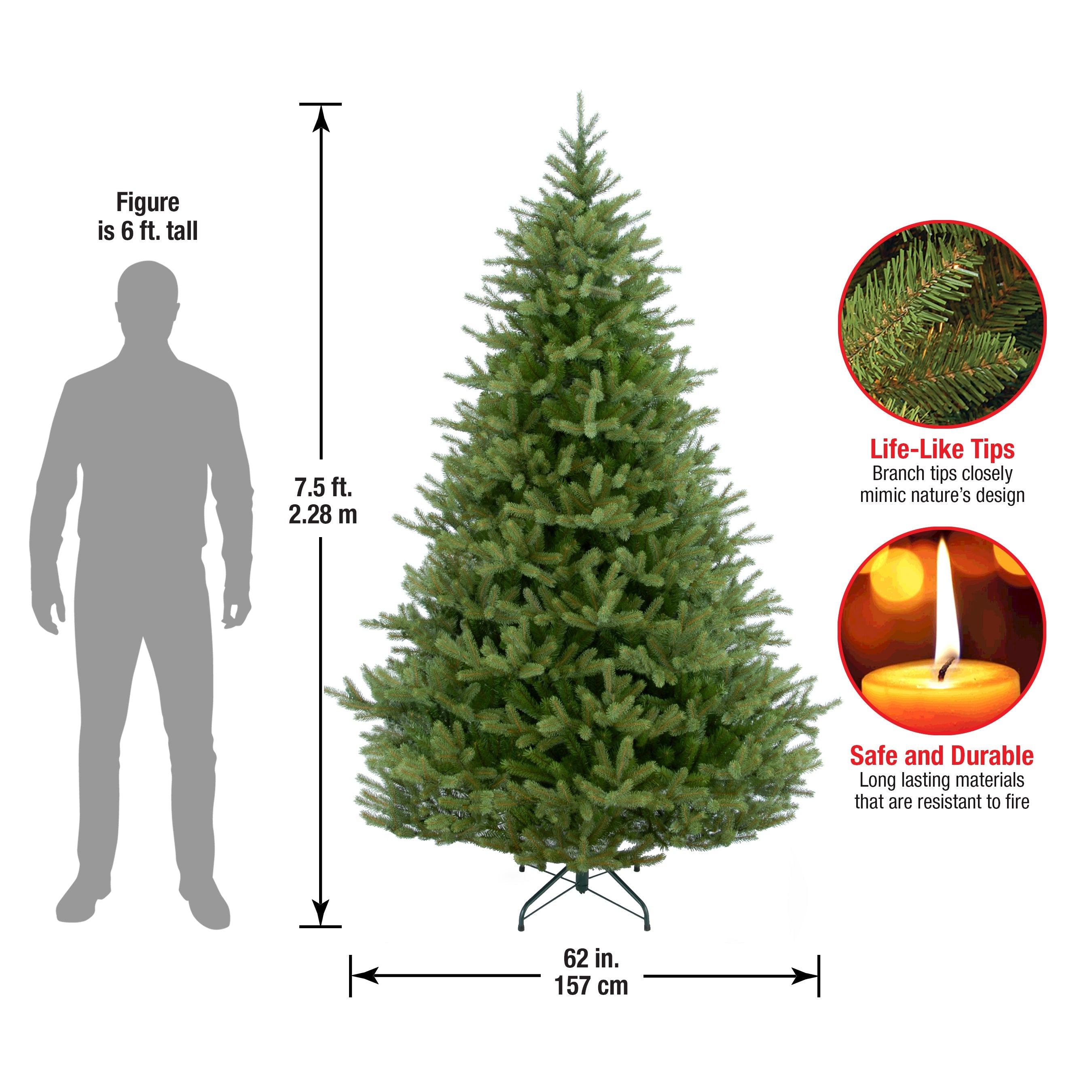 7.5 ft. Norway Fir Tree