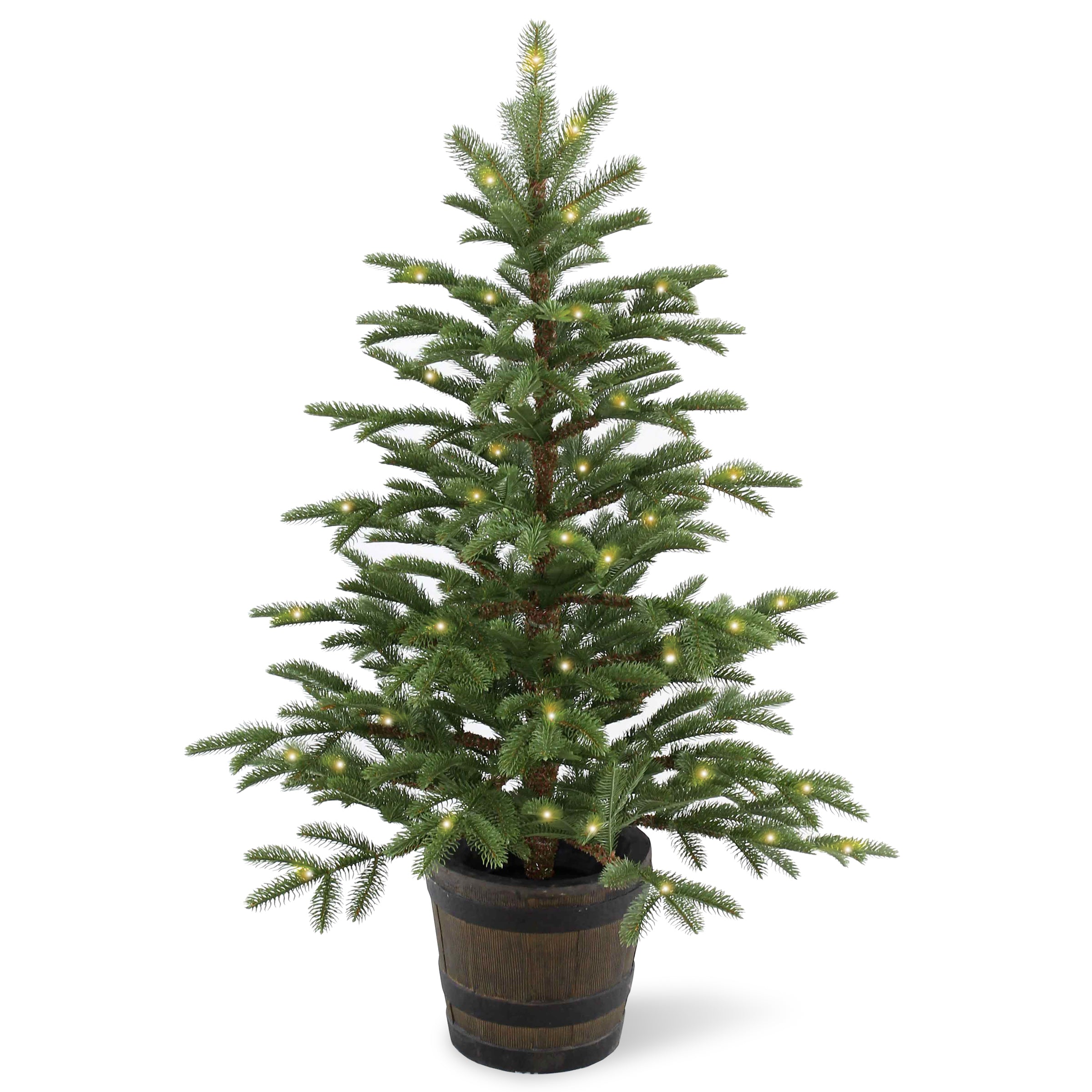 4 ft. Norwegian Spruce Entrance Tree with Clear Lights