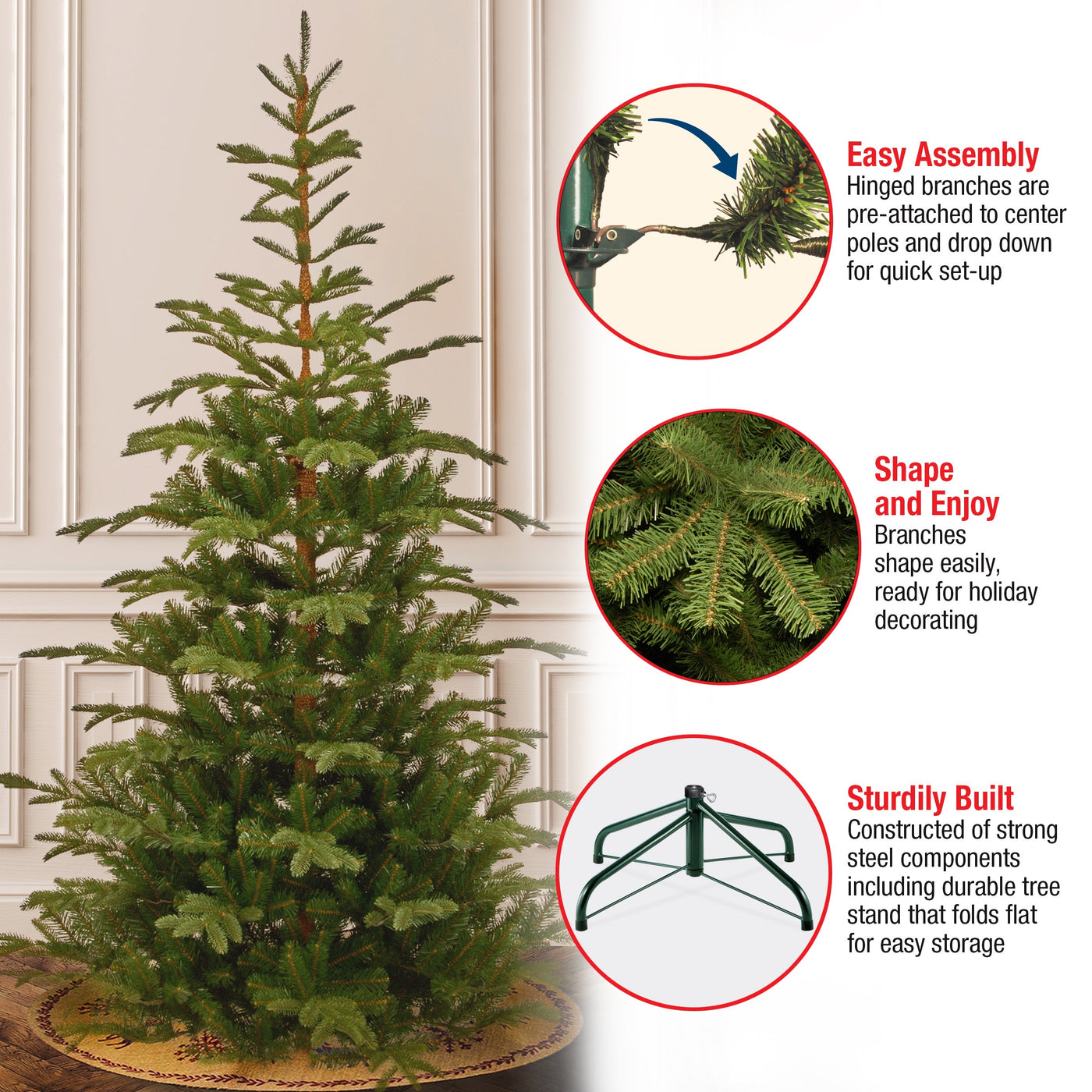 7.5 ft. Norwegian Spruce Tree