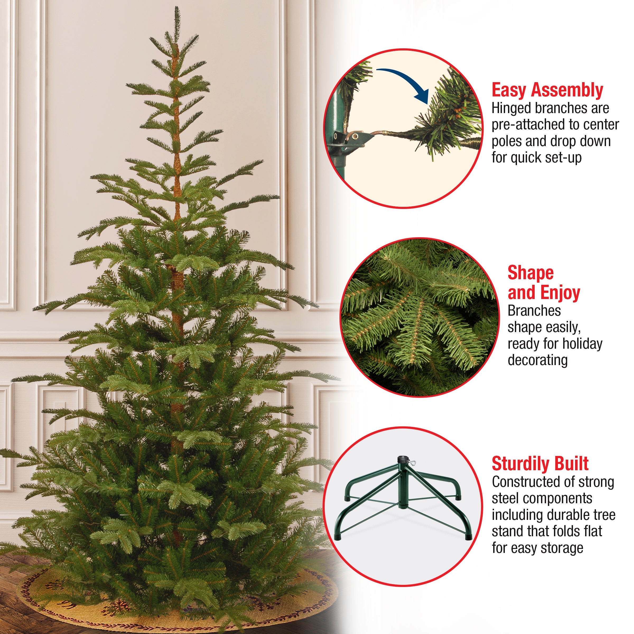 7.5 ft. Norwegian Spruce Tree