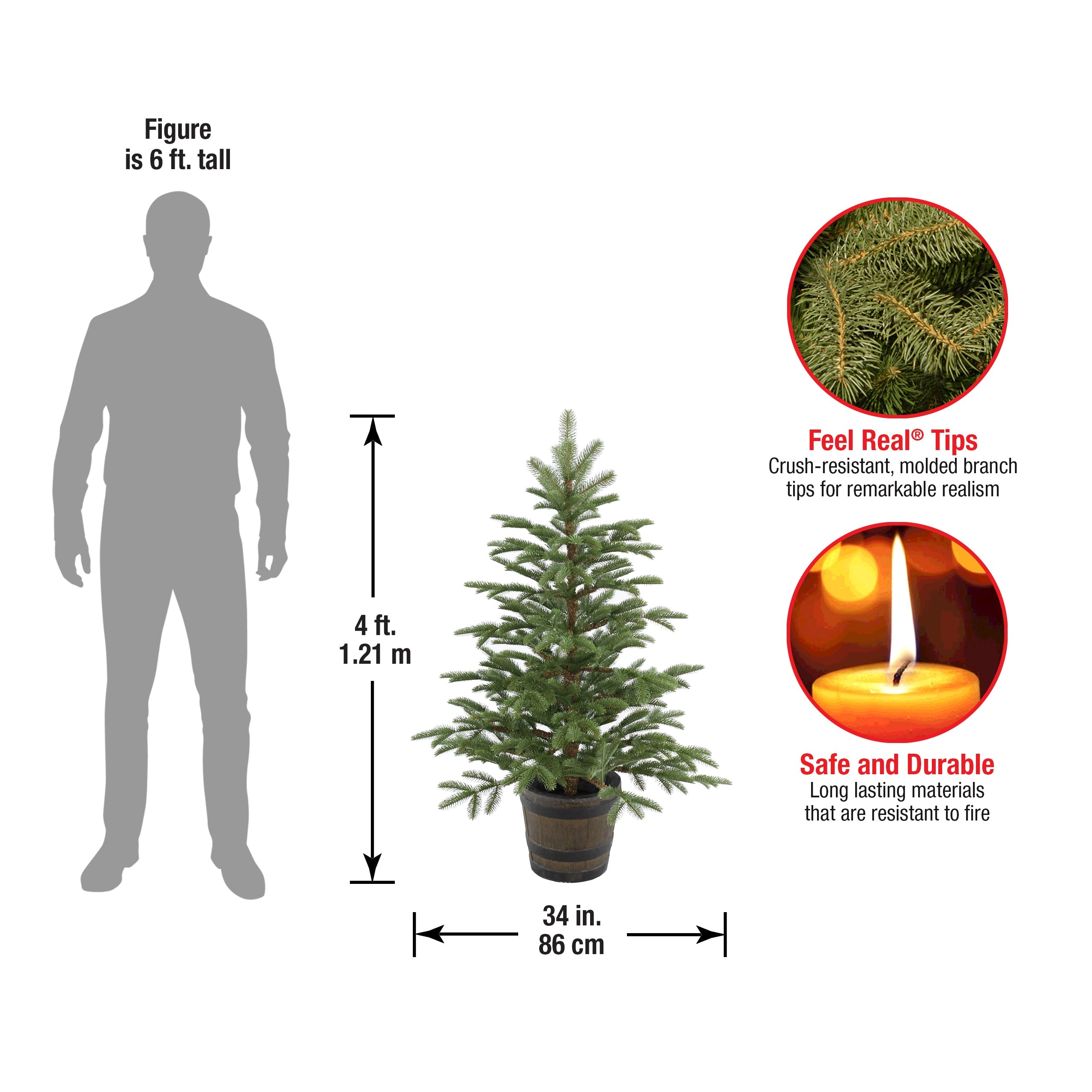 4 ft. Norwegian Spruce Tree