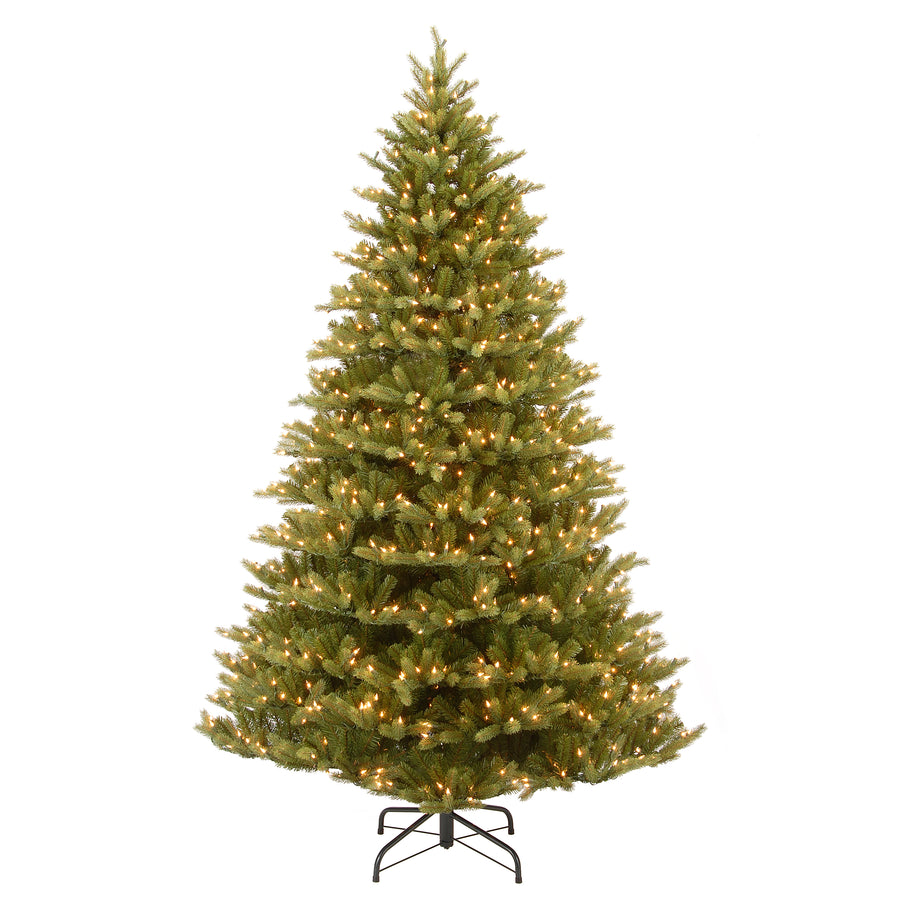 7.5 ft. Pre-Lit Normandy Fir Tree with Clear Lights