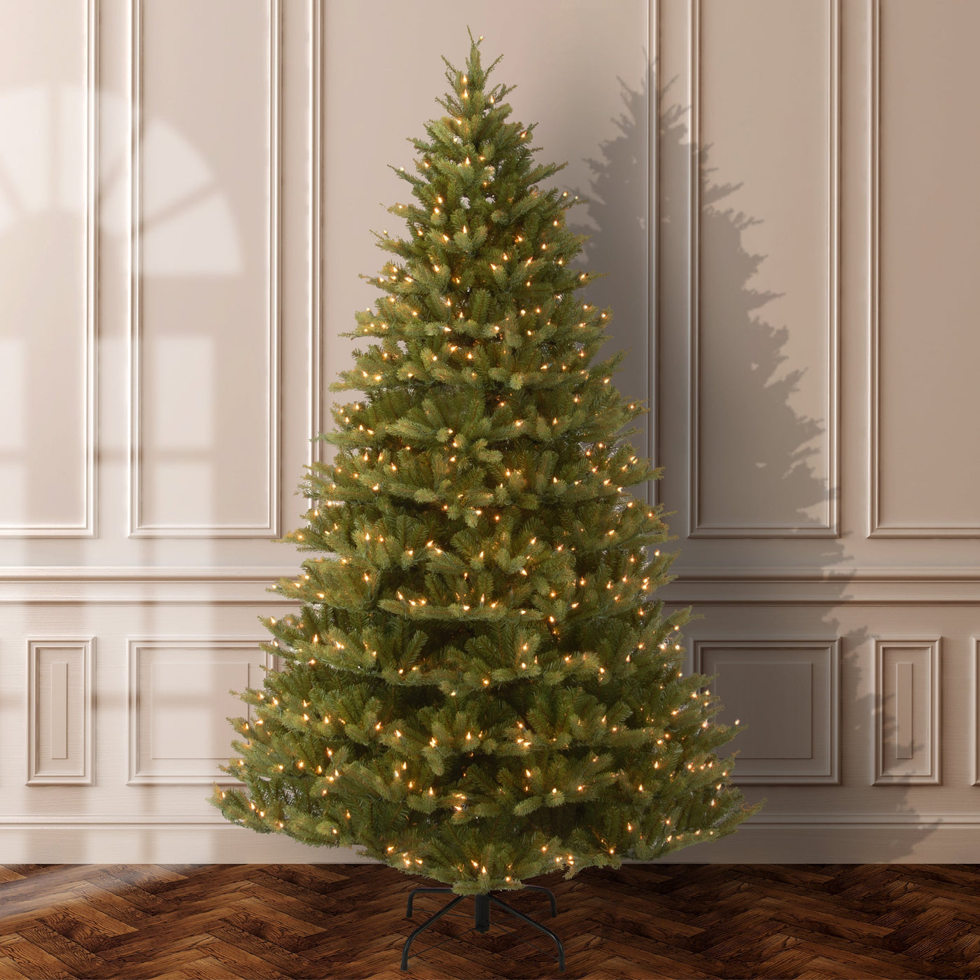 7.5 ft. Pre-Lit Normandy Fir Tree with Clear Lights