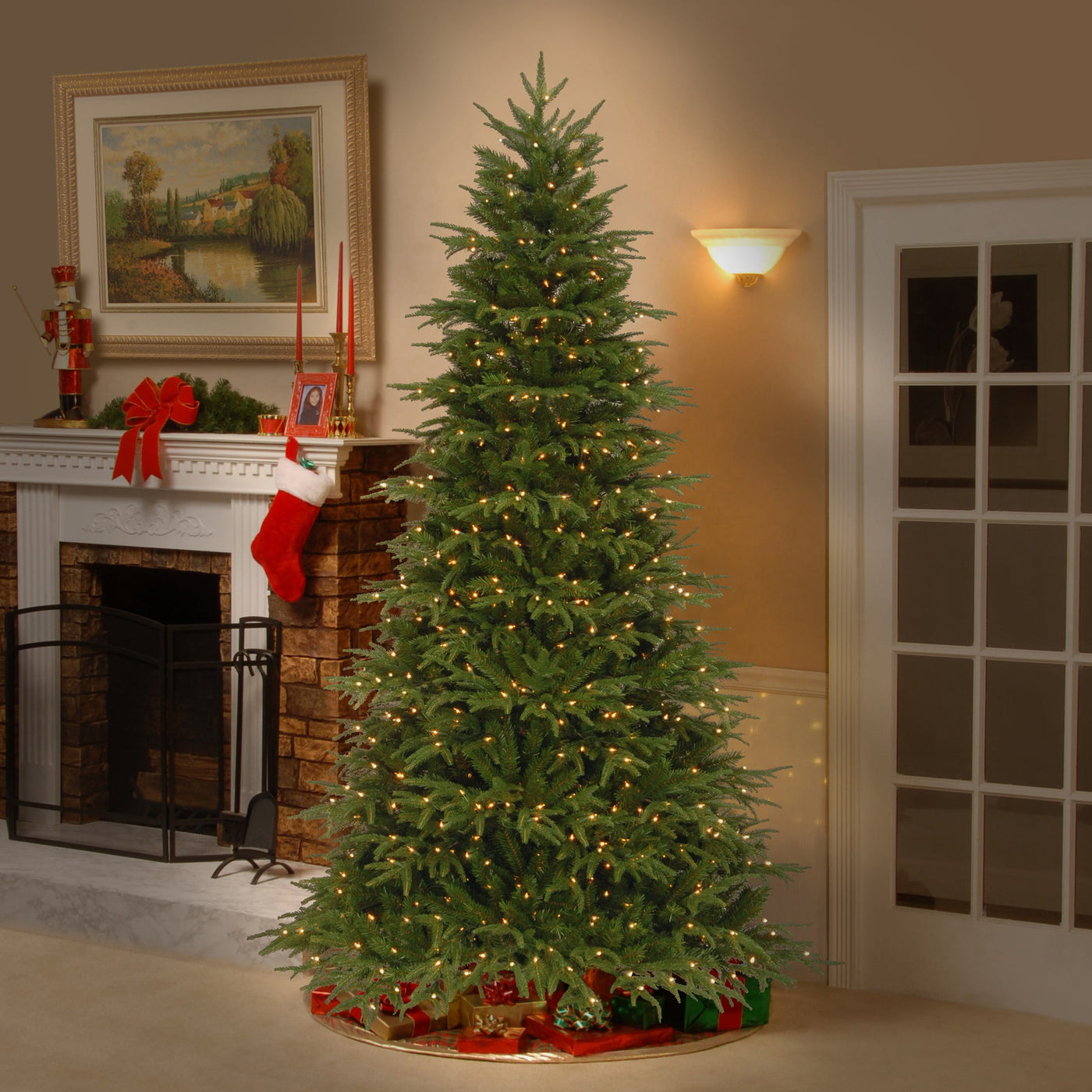 6.5 ft. Pre-Lit Northern Fraser Fir Tree with Clear Lights