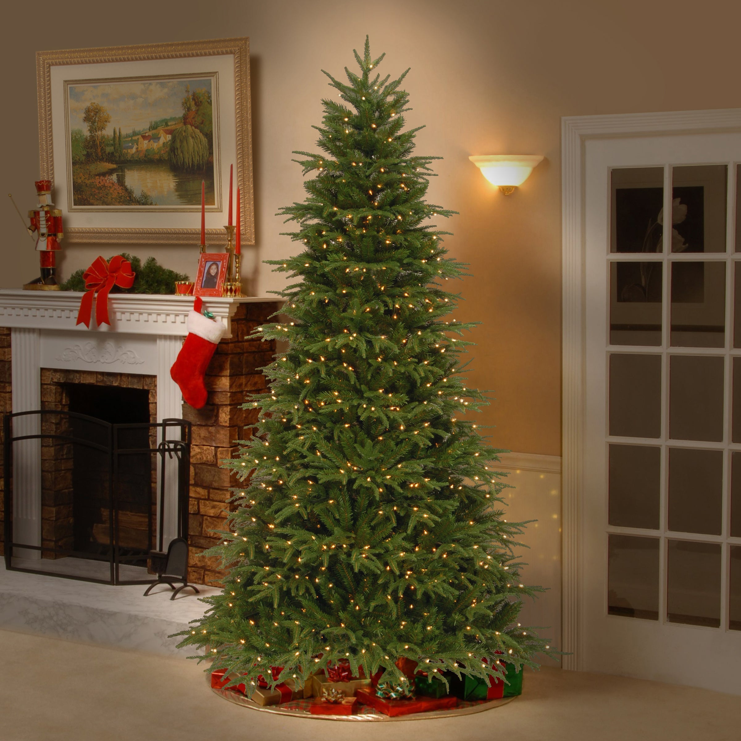 6.5 ft. Pre-Lit Northern Fraser Fir Tree with Clear Lights