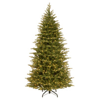 7.5 ft. Pre-Lit Nordic Spruce Slim Tree with Clear Lights