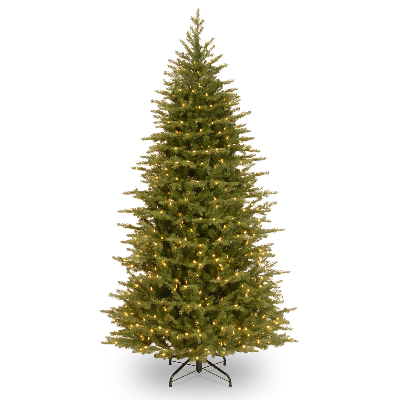 6.5 ft. Pre-Lit Nordic Spruce Slim Tree with Dual Color LED Lights