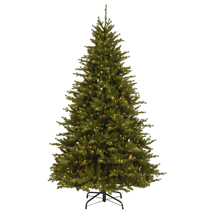 7.5 ft. Pre-Lit Neshanic Valley Spruce Tree with Dual Color LED Lights