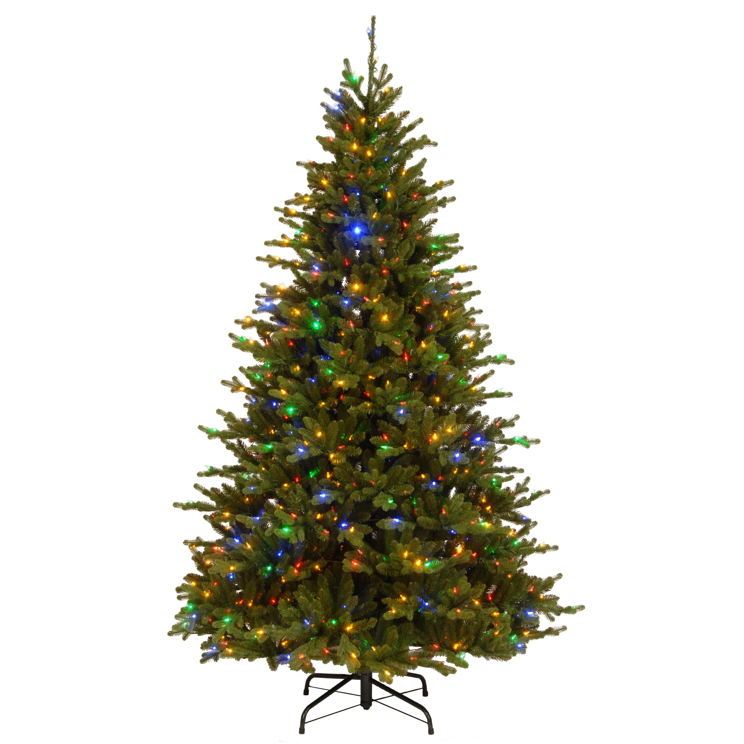 7.5 ft. Pre-Lit Neshanic Valley Spruce Tree with Dual Color LED Lights