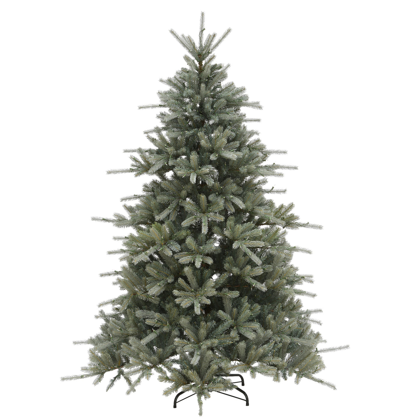 7.5 ft. Pre-Lit Ponderosa Blue Fir Tree with Dual Color LED Lights