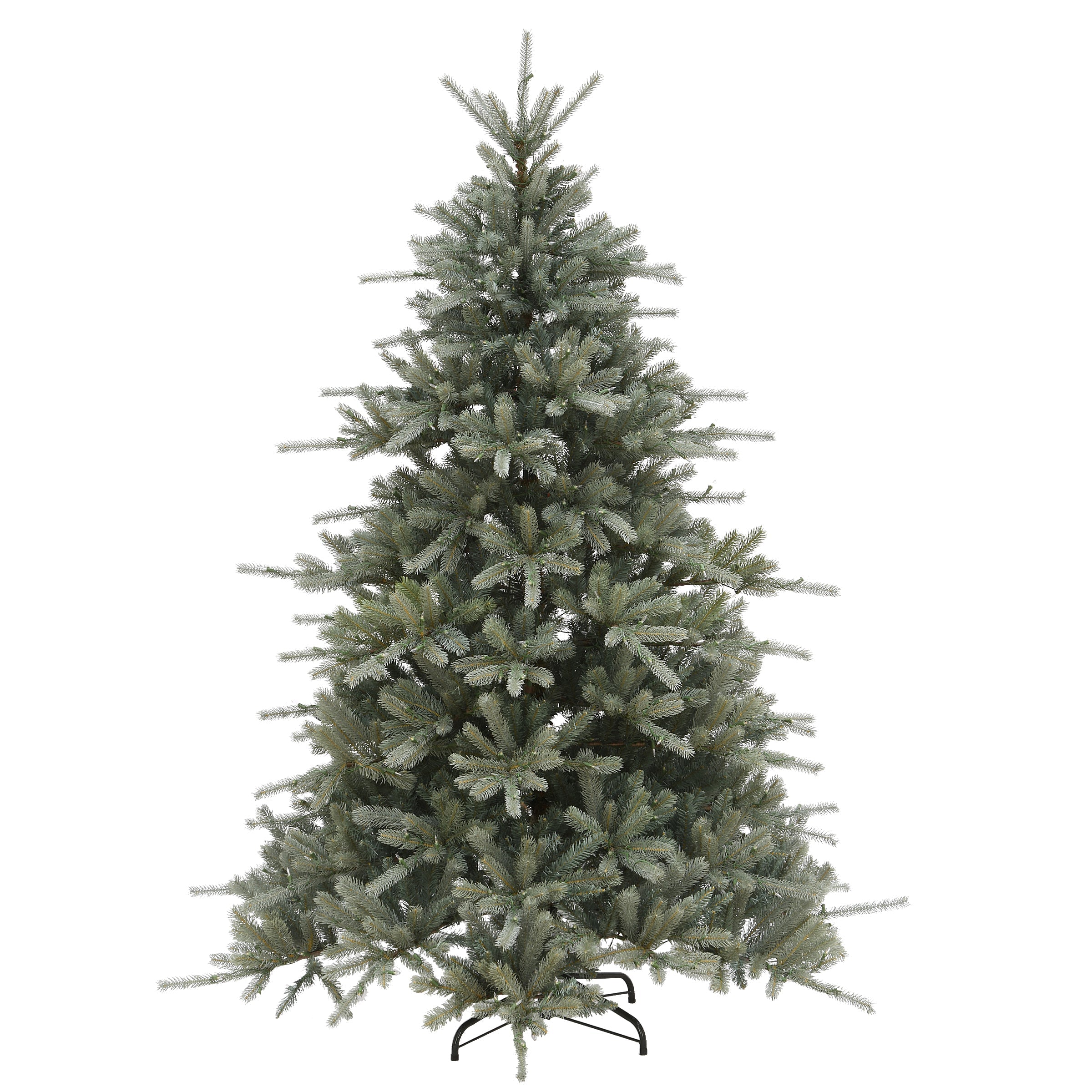 7.5 ft. Pre-Lit Ponderosa Blue Fir Tree with Dual Color LED Lights