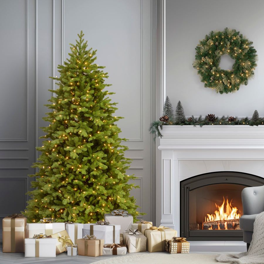 6.5 ft. Pre-Lit Princeton Fraser Fir Tree with  PowerConnect Dual Color LED Lights
